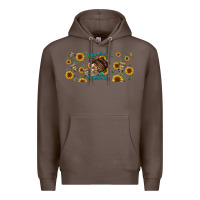 Coffee dead inside but caffeinated momlife Premium Hoodie - Jasminsmagicworld