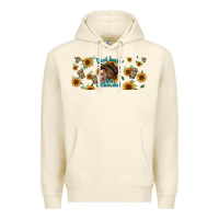 Sandshell dead inside but caffeinated momlife Premium Hoodie - Jasminsmagicworld