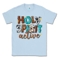 Dusty Blue holy spirit active Classic Tee - texasbilliewilder