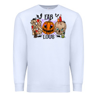 White fabboolous Premium Sweatshirt - RacoonDesign