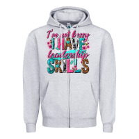 Heather Grey im not bossy i have leadership skills Zipper Hoodie - texasbilliewilder