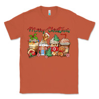 Copper merry christmas gingerbread coffee cups Classic Tee - Zillion Design Studio