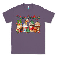 Lavender merry christmas gingerbread coffee cups Classic Tee - Zillion Design Studio