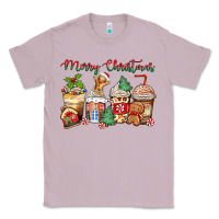 Lilac merry christmas gingerbread coffee cups Classic Tee - Zillion Design Studio