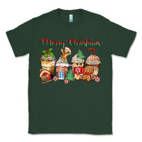 Sports Green merry christmas gingerbread coffee cups Classic Tee - Zillion Design Studio