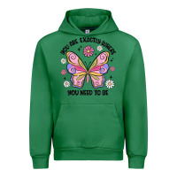 Emerald you are exactly where you need to be Urban Hoodie - MaliasSmallBusiness