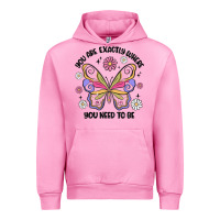 Fuchsia Pink you are exactly where you need to be Urban Hoodie - MaliasSmallBusiness