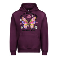 Mauve Wine you are exactly where you need to be Urban Hoodie - MaliasSmallBusiness