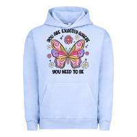 Pigment Grape Ice you are exactly where you need to be Urban Hoodie - MaliasSmallBusiness