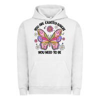Pigment Lunar Rock you are exactly where you need to be Urban Hoodie - MaliasSmallBusiness