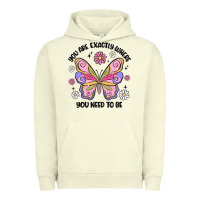 Pigment Pistachio you are exactly where you need to be Urban Hoodie - MaliasSmallBusiness