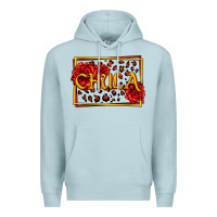 Blue Mist Spanish chula with roses Premium Hoodie - Jasminsmagicworld