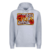 Heather Grey Spanish chula with roses Premium Hoodie - Jasminsmagicworld