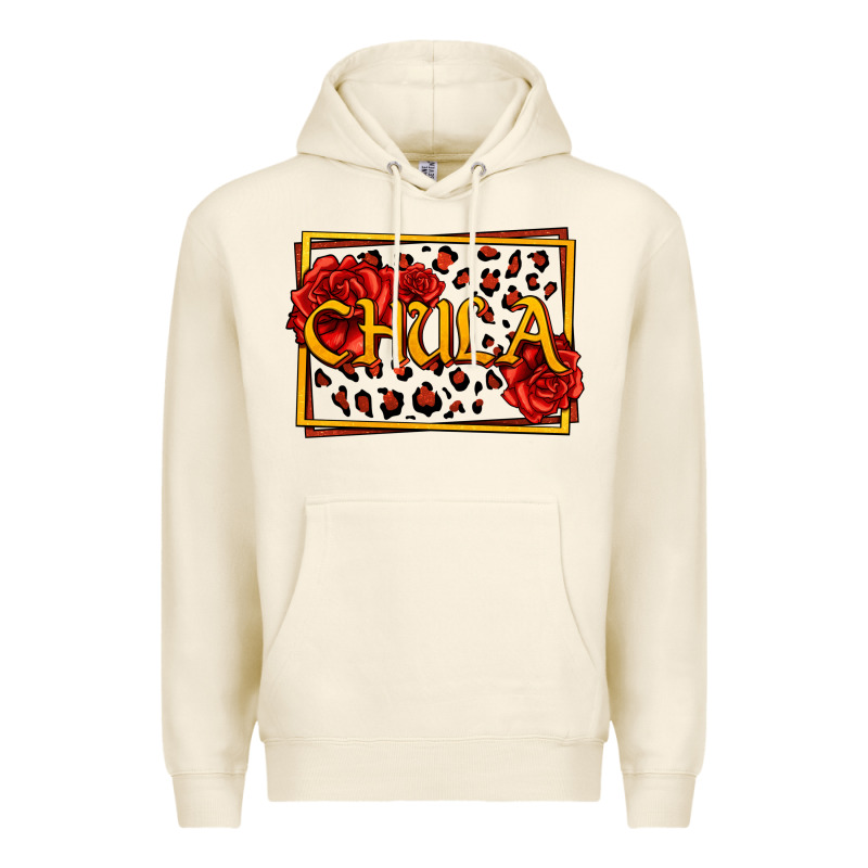 Spanish Chula With Roses Premium Hoodie by Jasminsmagicworld | Teevron
