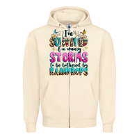 Sandshell ive survived too many storms to be bothered by raindrops Zipper Hoodie - texasbilliewilder