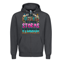 Smoke ive survived too many storms to be bothered by raindrops Zipper Hoodie - texasbilliewilder