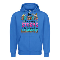 True Royal ive survived too many storms to be bothered by raindrops Zipper Hoodie - texasbilliewilder