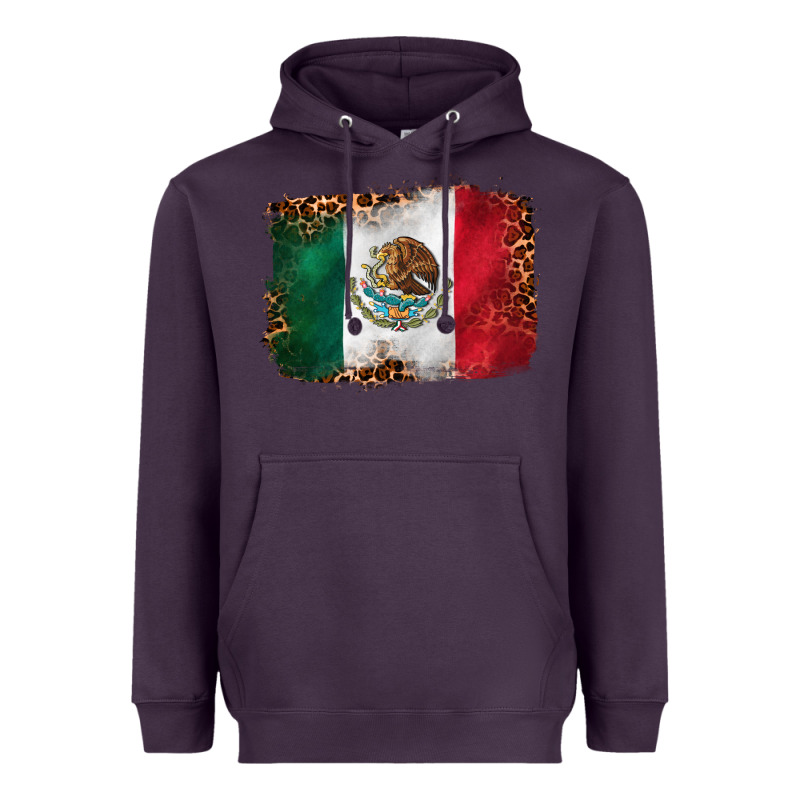 Mexican And Leopard Flag Heavyweight Hoodie by CTS Tumbler Store | Teevron