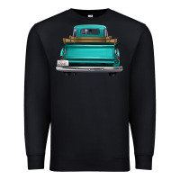 Black western truck back view Premium Sweatshirt - FaDigitalArtStudio