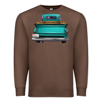 Chestnut western truck back view Premium Sweatshirt - FaDigitalArtStudio
