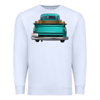 White western truck back view Premium Sweatshirt - FaDigitalArtStudio