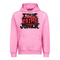 Fuchsia Pink true crime junkie Urban Hoodie - MaliasSmallBusiness
