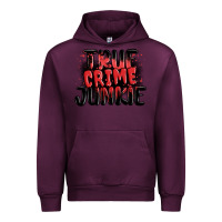 Mauve Wine true crime junkie Urban Hoodie - MaliasSmallBusiness