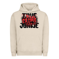Pigment French Oak true crime junkie Urban Hoodie - MaliasSmallBusiness