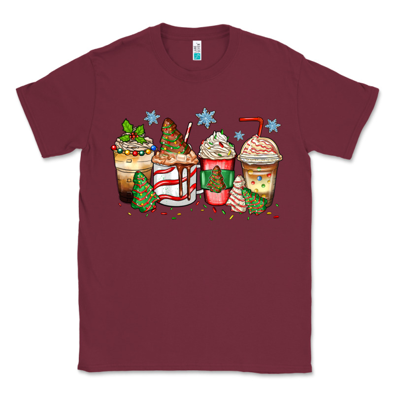 Christmas Tree Cake  Coffee Cups Classic Tee by Zillion Design Studio | Teevron