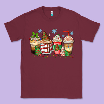 Christmas Tree Cake  Coffee Cups Classic Tee Designed By Zillion Design Studio