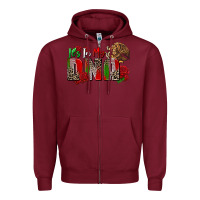 Burgundy it's in my own dna Zipper Hoodie - Zillion Design Studio