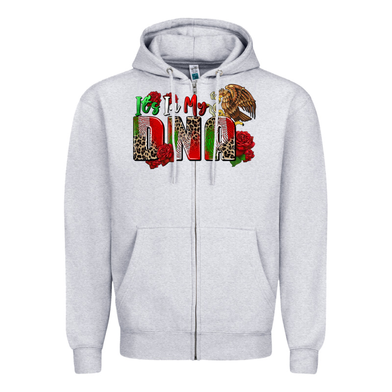 It's In My Own Dna Zipper Hoodie by Zillion Design Studio | Teevron