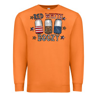 Carrot red white boozy Premium Sweatshirt - CowhideDigitalArt
