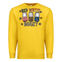 Lemon red white boozy Premium Sweatshirt - CowhideDigitalArt