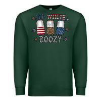 Sports Green red white boozy Premium Sweatshirt - CowhideDigitalArt