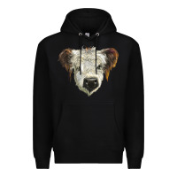 Black white calf scottish Premium Hoodie - BarkalooDesign