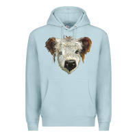 Blue Mist white calf scottish Premium Hoodie - BarkalooDesign