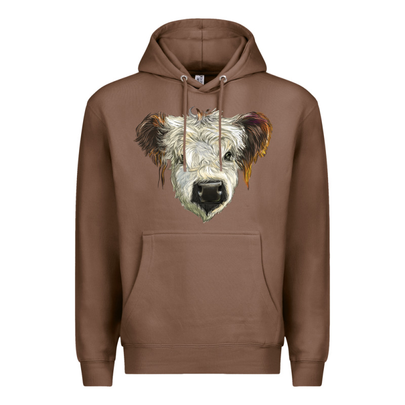 White Calf Scottish Premium Hoodie by BarkalooDesign | Teevron