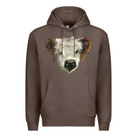 Coffee white calf scottish Premium Hoodie - BarkalooDesign