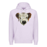 Lilac white calf scottish Premium Hoodie - BarkalooDesign