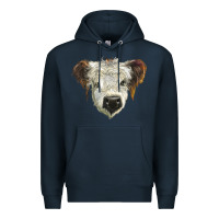 Navy white calf scottish Premium Hoodie - BarkalooDesign