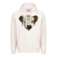 Pale Pink white calf scottish Premium Hoodie - BarkalooDesign
