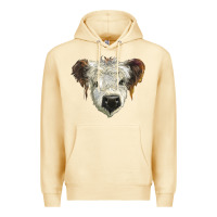 Pina Colada white calf scottish Premium Hoodie - BarkalooDesign