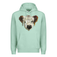 Seafoam white calf scottish Premium Hoodie - BarkalooDesign