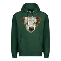 Sports Green white calf scottish Premium Hoodie - BarkalooDesign