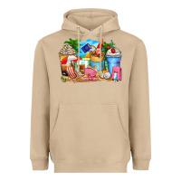 Mushroom travel coffee cups Heavyweight Hoodie - Zillion Design Studio