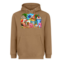 Toasted Coconut travel coffee cups Heavyweight Hoodie - Zillion Design Studio