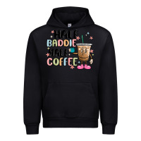 Foreset Green half baddie half coffee Urban Hoodie - MaliasSmallBusiness