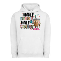 Half Baddie Half Coffee Urban Hoodie | Teevron