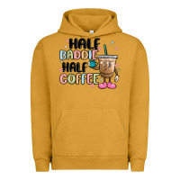 Pigment Peanut Butter half baddie half coffee Urban Hoodie - MaliasSmallBusiness